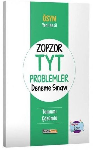 Kariyer Meslek YKS TYT Zopzor Problemler Deneme Çözümlü Kariyer Meslek Yayınları