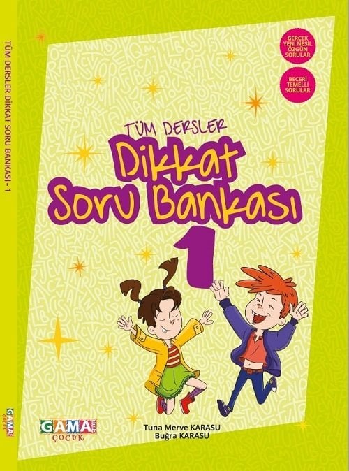 Gama 1. Sınıf Tüm Dersler Dikkat Soru Bankası Gama Yayınları