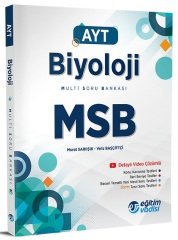 Eğitim Vadisi YKS AYT Biyoloji MSB Multi Soru Bankası Video Çözümlü Eğitim Vadisi Yayınları