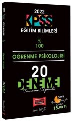 Yargı 2022 KPSS Eğitim Bilimleri Öğrenme Psikolojisi %100 20 Deneme Çözümlü Yargı Yayınları