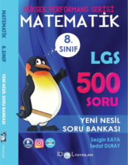 İdol 8. Sınıf LGS Matematik Yüksek Performans Soru Bankası 500 Soru İdol Yayınları