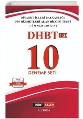 Dört Kalem DHBT 1-2 10 Deneme Çözümlü Dört Kalem Yayınları