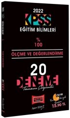 Yargı 2022 KPSS Eğitim Bilimleri Ölçme Değerlendirme %100 20 Deneme Çözümlü Yargı Yayınları