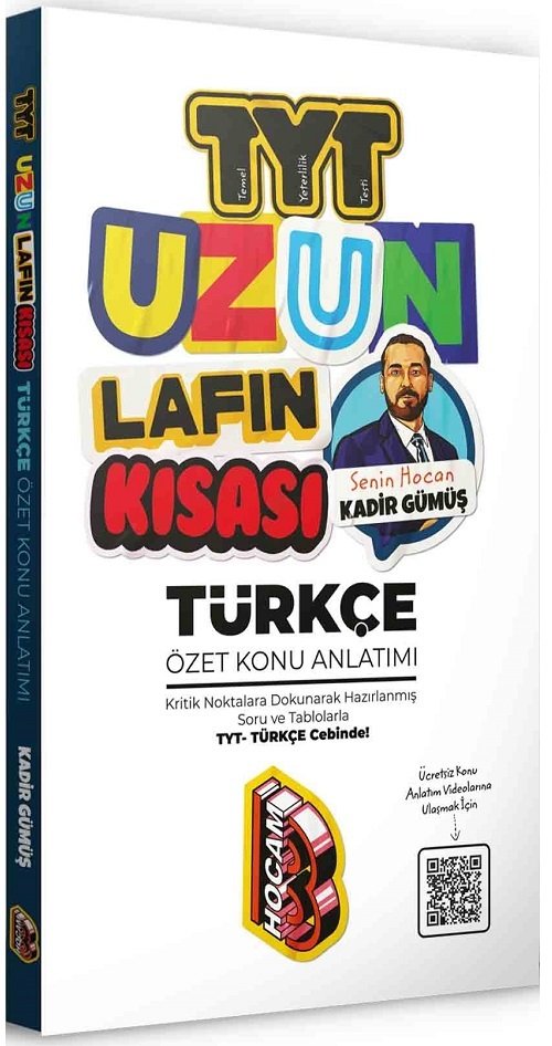 Benim Hocam YKS TYT Türkçe Uzun Lafın Kısası Özet Konu Anlatımı - Kadir Gümüş Benim Hocam Yayınları