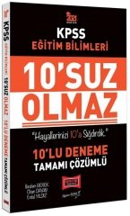 SÜPER FİYAT - Yargı 2021 KPSS Eğitim Bilimleri 10 suz Olmaz 10 Deneme Çözümlü Yargı Yayınları