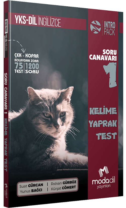 Modadil YKSDİL İngilizce Soru Canavarı-1 Kelime Yaprak Test Star Serisi Modadil Yayınları