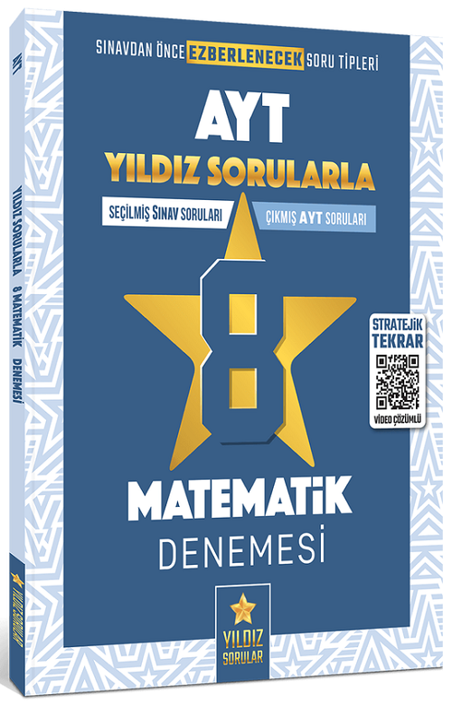 Yıldız Sorular YKS AYT Matematik 8 Deneme Video Çözümlü Yıldız Sorular