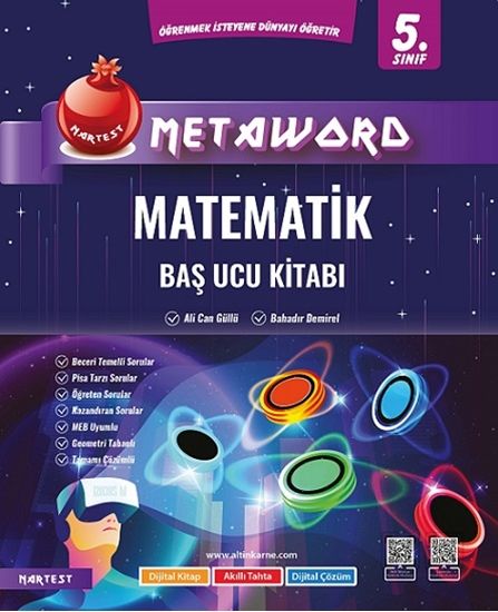 Nartest 5. Sınıf Matematik Metaword Baş Ucu Kitabı Nartest Yayınları