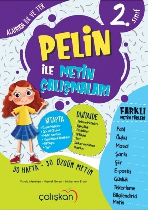 Mucit 2. Sınıf Pelin İle Metin Çalışmaları Mucit Yayınları