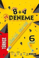 Startfen 6. Sınıf Türkçe 12 Deneme Elmas Serisi Startfen Yayınları