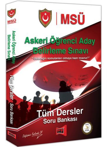 Yargı MSÜ Milli Savunma Üniversitesi Askeri Öğrenci Aday Belirleme Sınavı Tüm Dersler Soru Bankası Yargı Yayınları