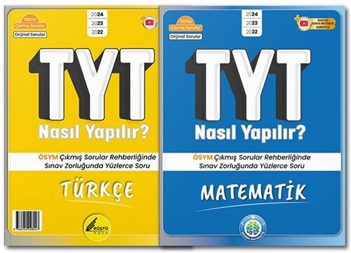 Rüştü Hoca ve Rehber Matematik YKS TYT Türkçe-Matematik Nasıl Yapılır Soru Bankası Rüştü Hoca ve Rehber Matematik