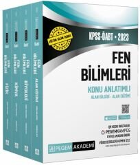 Pegem 2023 ÖABT Fen Bilgisi Fen ve Teknoloji Konu Anlatımı Modüler Set Pegem Akademi Yayınları