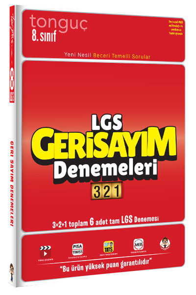 Tonguç 8. Sınıf LGS Geri Sayım 321 Denemeleri Video Çözümlü Tonguç Akademi