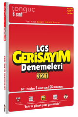 Tonguç 8. Sınıf LGS Geri Sayım 321 Denemeleri Video Çözümlü Tonguç Akademi