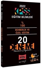 Yargı 2022 KPSS Eğitim Bilimleri Rehberlik ve Özel Eğitim %100 20 Deneme Çözümlü Yargı Yayınları