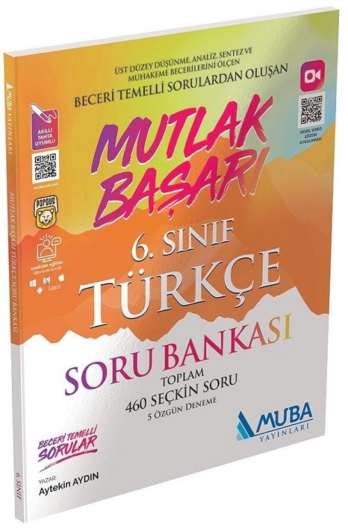 Muba 6. Sınıf Türkçe Mutlak Başarı Soru Bankası Muba Yayınları