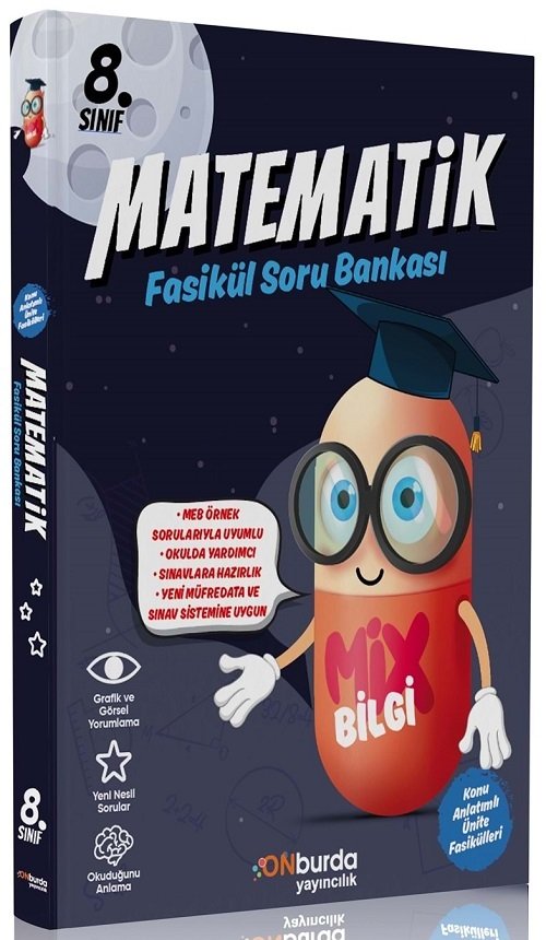 Onburda 8. Sınıf Matematik Mix Bilgi Fasikül Soru Bankası Onburda Yayınları