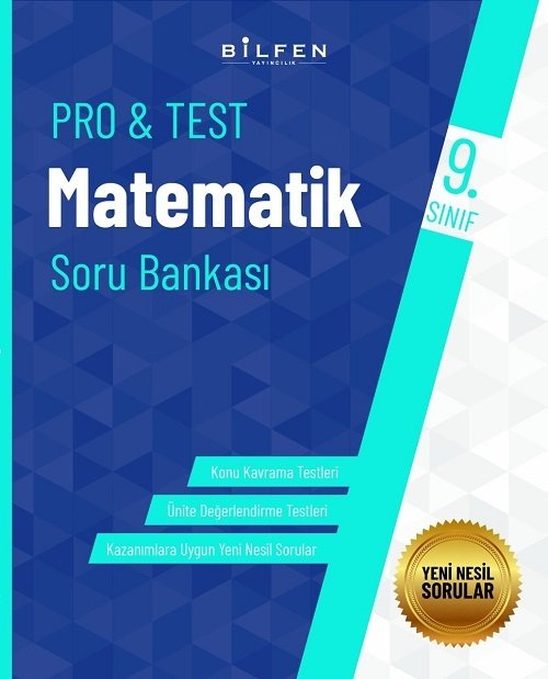 Bilfen 9. Sınıf Matematik ProTest Soru Bankası Bilfen Yayıncılık