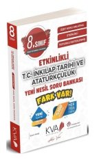 SÜPER FİYAT - KVA Koray Varol 8. Sınıf TC İnkılap Tarihi ve Atatürkçülük Soru Bankası KVA Koray Varol  Yayınları