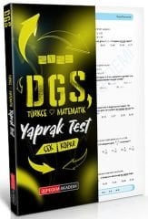 Pegem 2023 DGS Yaprak Test Çek Kopart Pegem Akademi Yayınları