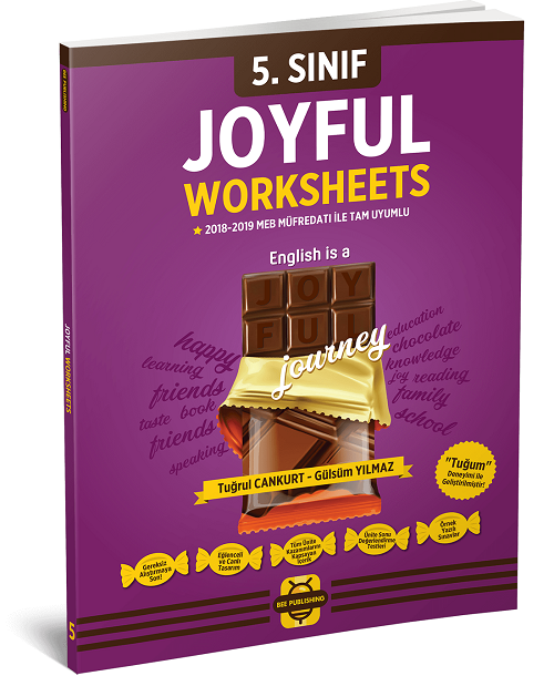 SÜPER FİYAT - Bee Publishing 5. Sınıf My Joyful Worksheets Bee Publishing