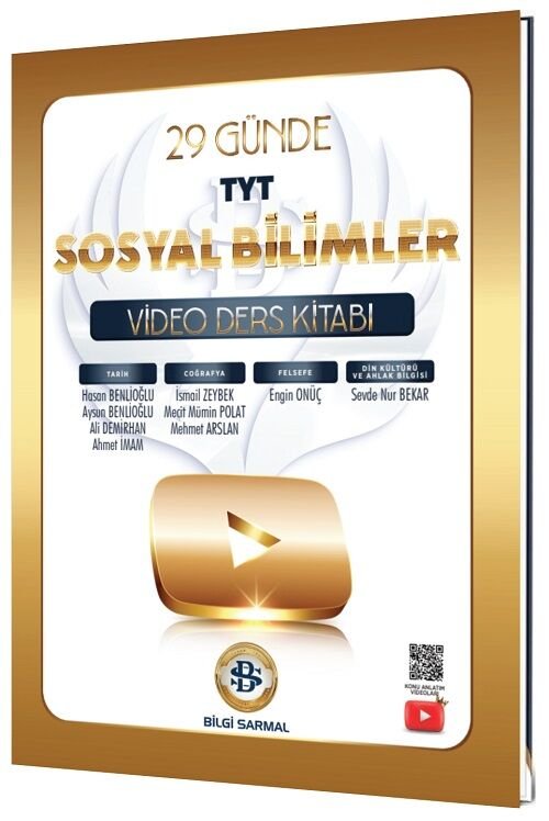 Bilgi Sarmal YKS TYT 29 Günde Sosyal Bilimler Video Ders Kitabı Bilgi Sarmal Yayınları