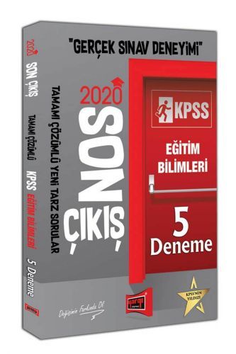 Yargı 2020 KPSS Eğitim Bilimleri Son Çıkış 5 Deneme Çözümlü Yargı Yayınları