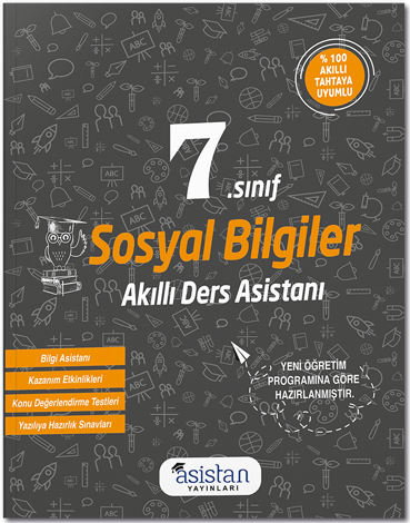 Asistan 7. Sınıf Sosyal Bilgiler Akıllı Ders Asistanı Asistan Yayınları