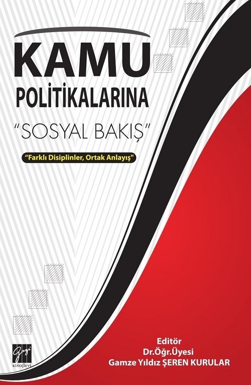 Gazi Kitabevi Kamu Politikalarında Sosyal Bakış - Gamze Yıldız Şeren Kurular Gazi Kitabevi