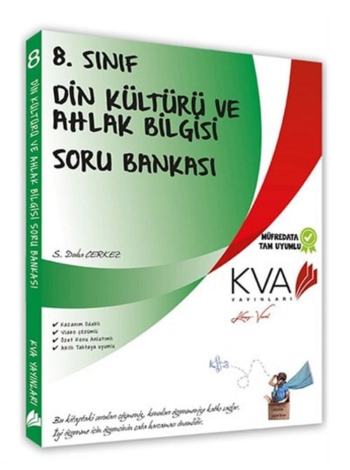 SÜPER FİYAT - KVA Koray Varol 8. Sınıf Din Kültürü ve Ahlak Bilgisi Soru Bankası KVA Koray Varol  Yayınları