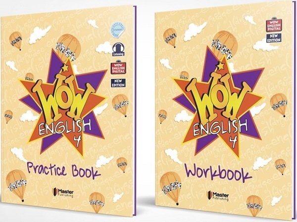 Master Publishing English 4 WOW Practice Book + Workbook Master Publishing