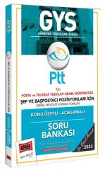 Yargı 2023 GYS PTT Posta ve Telgraf Teşkilatı Genel Müdürlüğü Şef ve Başpostacı Konu Özetli Soru Bankası Görevde Yükselme Yargı Yayınları