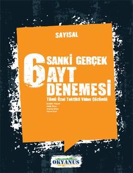 Okyanus YKS AYT Sanki Gerçek Sayısal 6 Deneme Okyanus Yayınları