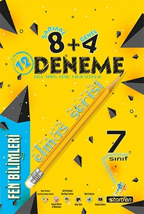 Startfen 7. Sınıf Fen Bilimleri 12 Deneme Elmas Serisi Startfen Yayınları