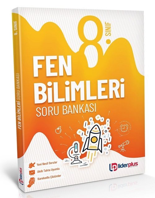 SÜPER FİYAT - Lider Plus 8. Sınıf Fen Bilimleri Soru Bankası Lider Plus Yayınları