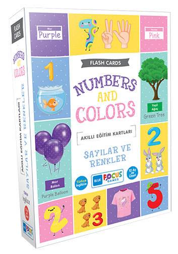 Sayılar ve Renkler Numbers And Colors Blue Focus Games