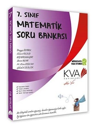 SÜPER FİYAT - KVA Koray Varol 7. Sınıf Matematik Soru Bankası KVA Koray Varol  Yayınları