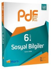 SÜPER FİYAT - Martı Okul 6. Sınıf Sosyal Bilgiler PDF Planlı Ders Föyü Konu Anlatımlı Martı Okul Yayınları