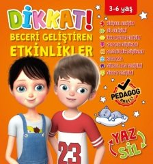 Fox Toys Okul Öncesi 3-6 Yaş Dikkat Beceri Geliştirme Etkinlikleri Turuncu Seri Fox Toys