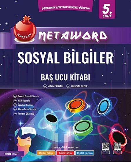 Nartest 5. Sınıf Sosyal Bilgiler Metaword Baş Ucu Kitabı Nartest Yayınları