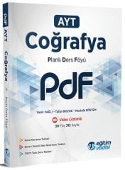 Eğitim Vadisi YKS AYT Coğrafya PDF Planlı Ders Föyü Video Çözümlü Eğitim Vadisi Yayınları