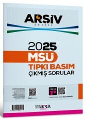 Marka 2025 MSÜ Çıkmış Sorular Tıpkı Basım Çözümlü Arşiv Serisi Marka Yayınları