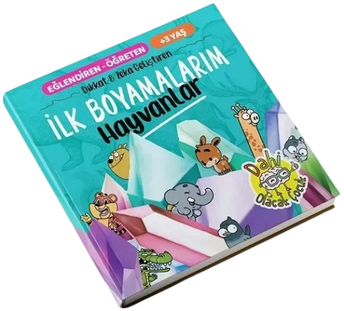 Eğlendiren - Öğreten +3 Yaş İlk Boyamalarım Hayvanlar Dahi Olacak Çocuk