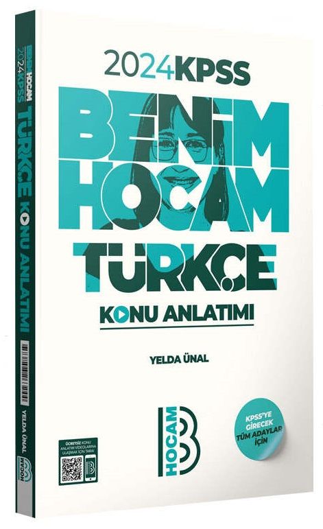 Benim Hocam 2024 KPSS Türkçe Konu Anlatımı - Yelda Ünal Benim Hocam Yayınları