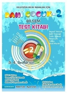 Altın Nokta 3. ve 4. Sınıf  Bilsem Dahi Çocuk Test Kitabı Altın Nokta Yayınları