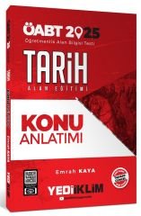 Yediiklim 2025 ÖABT Tarih Alan Eğitimi Konu Anlatımı - Emrah Kaya Yediiklim Yayınları