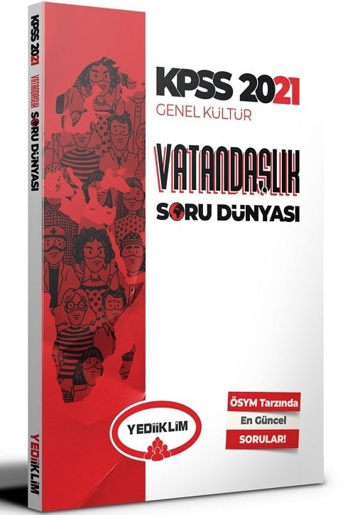 SÜPER FİYAT - Yediiklim 2021 KPSS Vatandaşlık Soru Dünyası Soru Bankası Yediiklim Yayınları