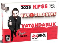 HocaWebde 2025 KPSS Vatandaşlık Video Ders Notu - Özgür Özkınık HocaWebde Yayınları