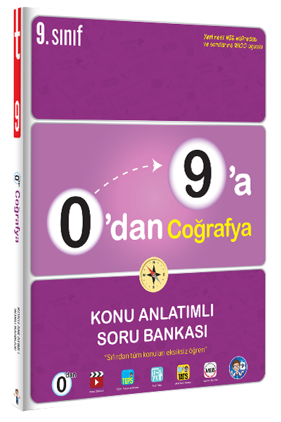 Tonguç 9. Sınıf 0 dan 9 a Coğrafya Konu Anlatımlı Soru Bankası Tonguç Akademi